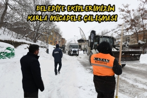 Belediye Ekiplerimizin Karla Mücadele Çalışması
