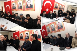 Şehit Güvenlik Korucuları Karan-İnçamur-Kazgan Ailelerine Taziye Ziyareti