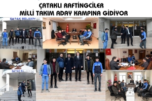 Çataklı Raftingciler Milli Takım Aday Kampına Gidiyor